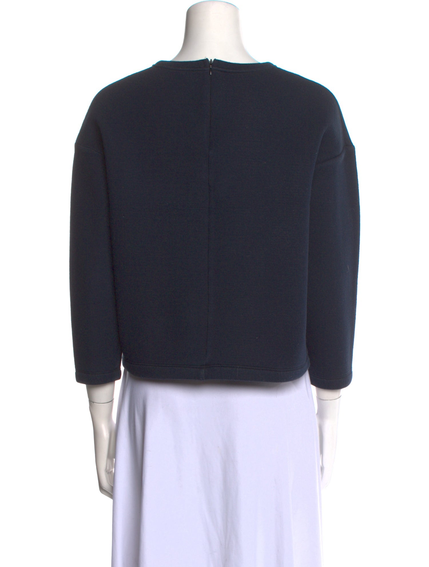 Tibi Graphic Print Crew Neck Sweatshirt